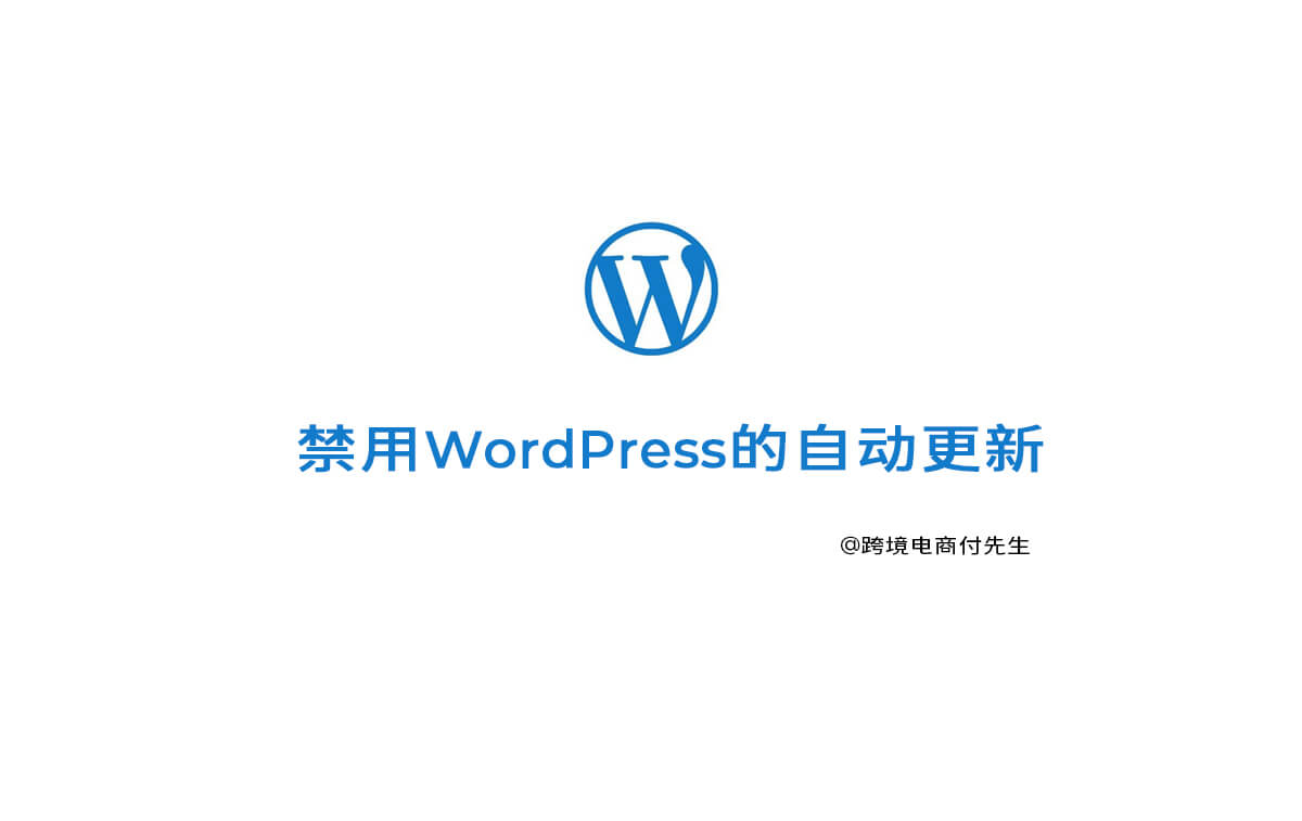 禁用WordPress的自动更新